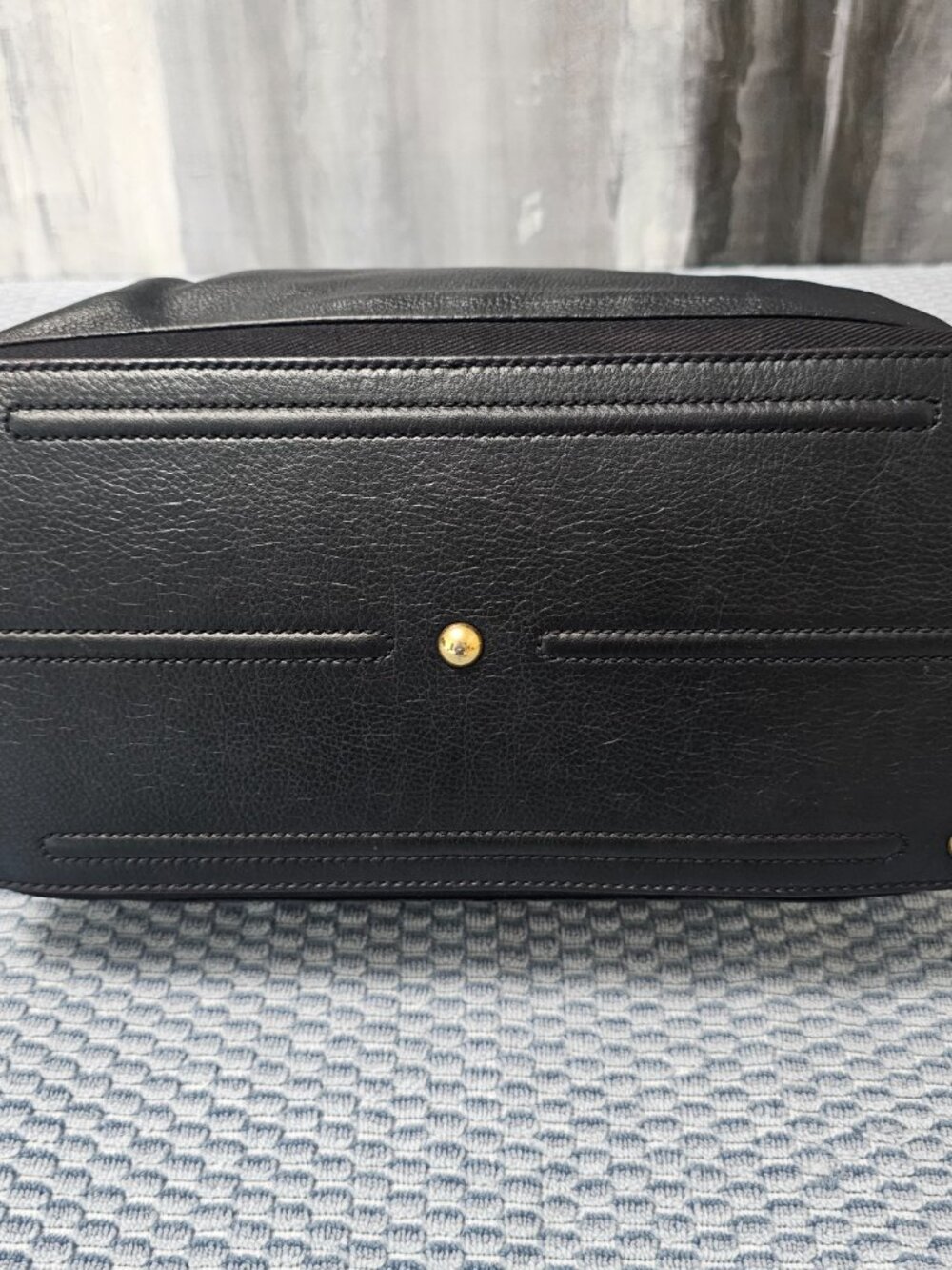 YSL Saint Laurent Black Leather Muse 2 Satchel Bag - Size 9x12x5.5 inches - Picture 5 of 8